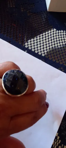 Anel de Prata com pedra da Lua 