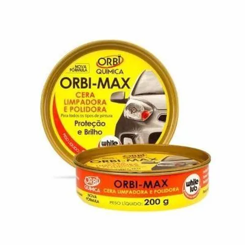 Cera Automotiva Limpadora E Polidora Orbi-max - 200gr