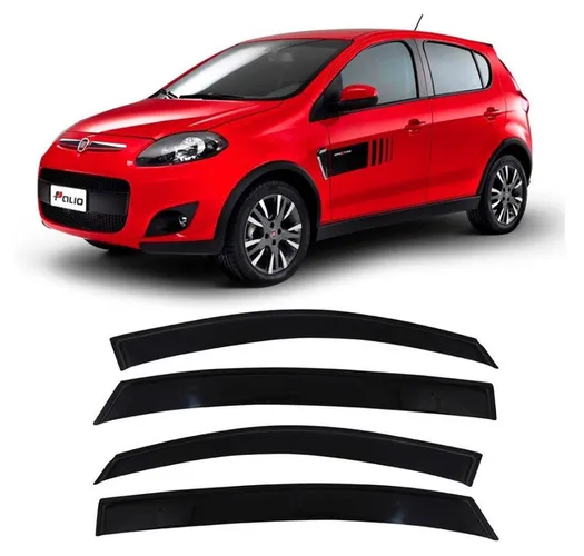 Calha De Chuva Defletor Novo Palio 2012 2013 2014 A 2018 4p
