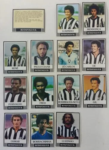 Futebol Cards Ping Pong - Botafogo FR - A - B