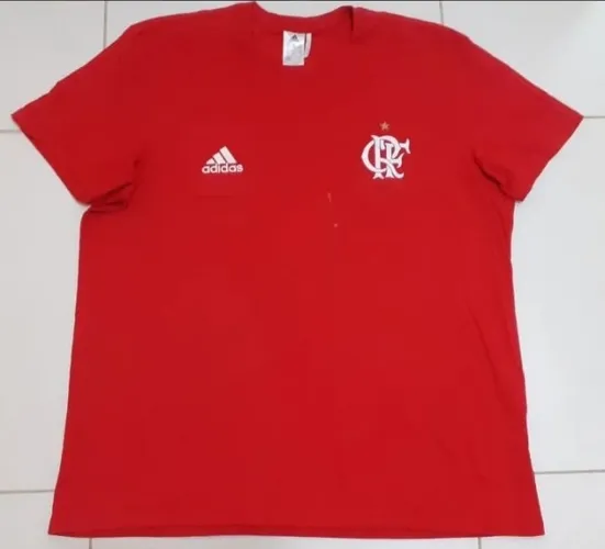 Camisa Oficial Flamengo adidas Bolso Vermelha Climalite 2xl
