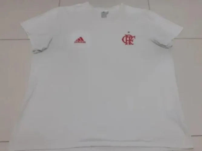 Camisa Branca Oficial Flamengo Basquete adidas Climalite 3xl