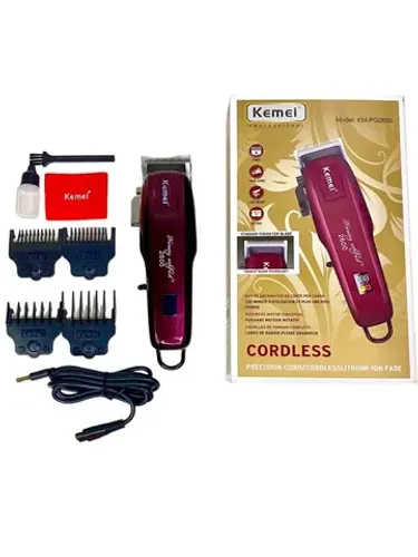 Máquina de Corte Profissional Kemei KM-2600 Com Indicador