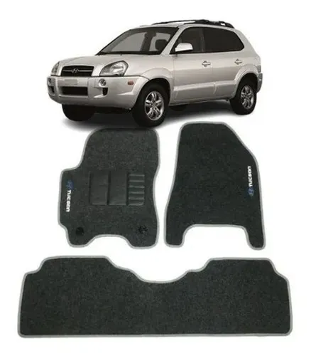 Jogo Tapetes Hyundai Tucson - C/ logo Traseiro Inteiro