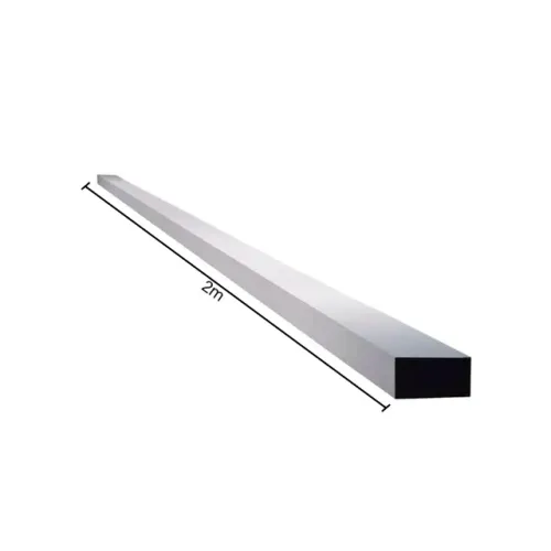 Régua de Alumínio Larga 7,62cm x 3,81cm Libra 2 Metros