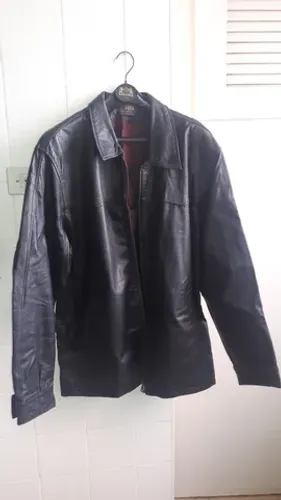Jaqueta Masculina De Couro Legítimo (unisex)