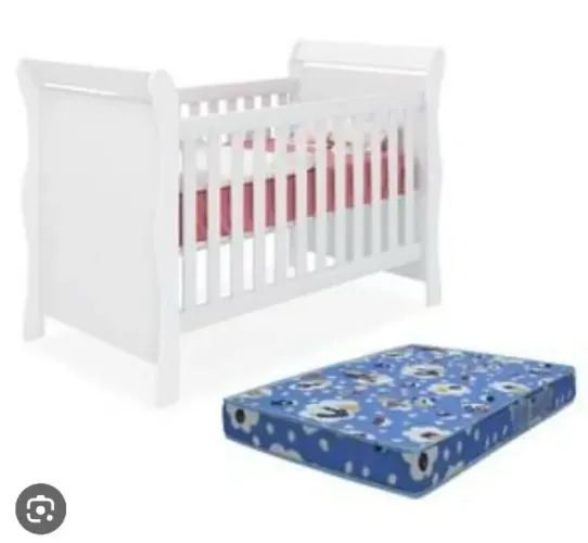 berco mini cama  colonial + colchão 