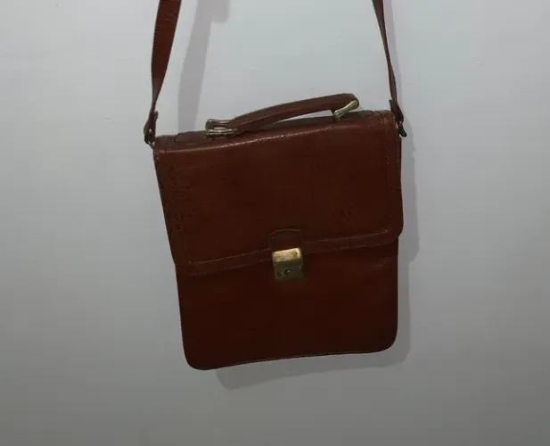 Bolsa tiracolo vintage masculina/ feminina