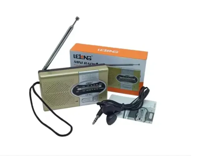 Mini Rádio De Bolso Am fm sw Lelong Modelo Le-651-