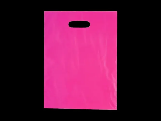 Sacolas plásticas 20x16 boca de palhaço 