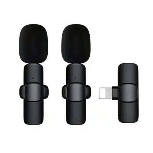 Duplo Microfone De Lapela Tomate Sem Fio Bateria 5hs - Mt-2218 - Plugar E Usar - WZetta