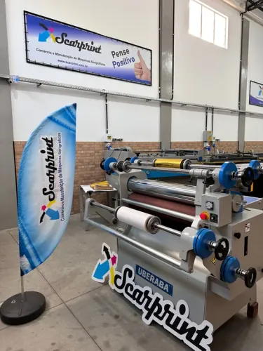 Plastificadora e laminadora UBERABA - 1 metro de boca