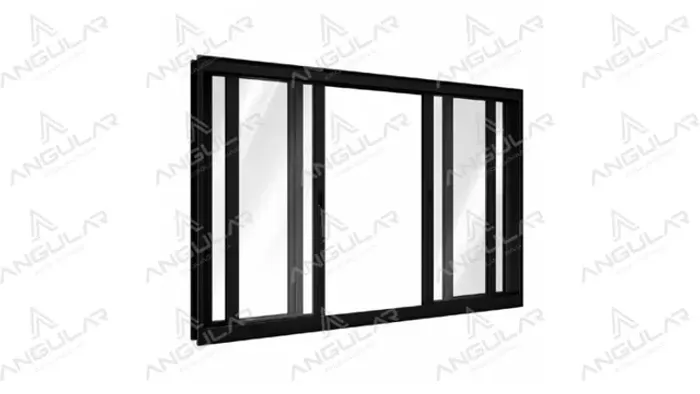Janela de Correr 4 Folhas Suprema c/ Vidro Incolor 6mm - Alto Padrão Angular