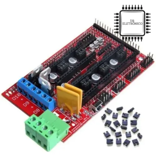 [PEÇAS P ELETROPORTATEIS]-Shield Ramps 1.4 para Impressora 3D Reprap