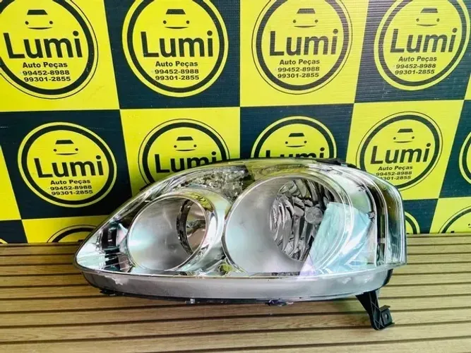 Farol Fox 2006/2010 Foco Duplo Cromado - NOVO 