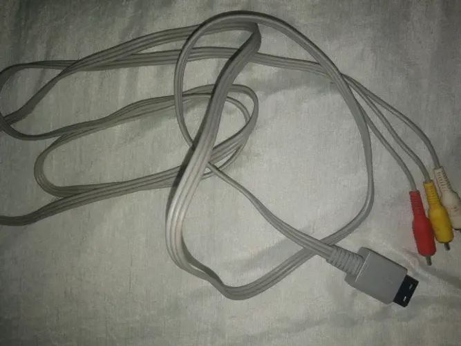 CABO DE AUDIO E VIDEO ORIGINAL NINTENDO WII E WII U