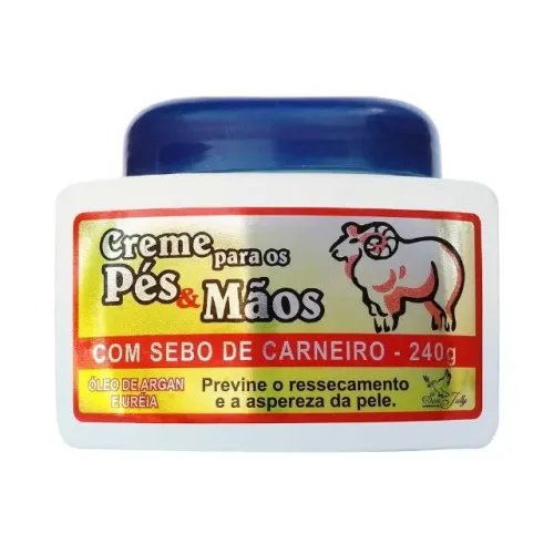Cremes Hidratantes a Base de Sebo de Carneiro.Para os Pés, mãos e  cotovelos. 