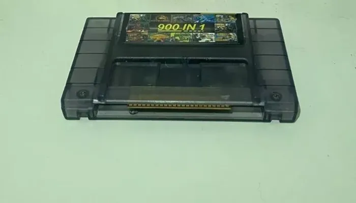CARTUCHO NOVO SUPER NINTENDO 900 EM 1 COM SALVE