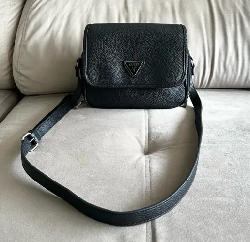 Bolsa Guess Classic Crossbody Bag Preta Original