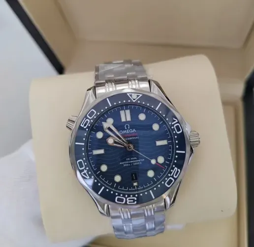 Relogio Omega SeaMaster Automático Azul 40mm
