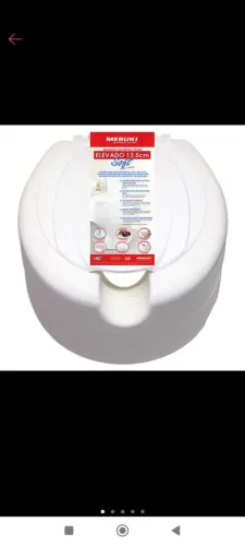 Assento Sanitário Elevado Mebuki 13,5cm