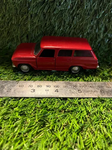 Miniatura Carros Brasileiros Chevrolet Veraneio Usado 4329 Vermelho