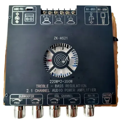 Mini amplificador de potência Klausby ZY-BA357 790 wats RMS REAIS USB bluetoth e entrada 