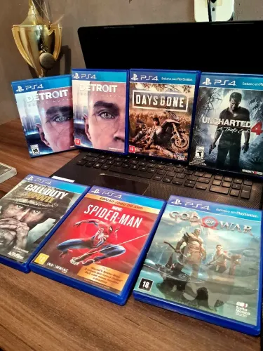 Lote de jogos PS4 (Playstation 4) - Passo e parcelo!