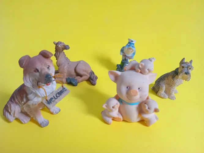 Kit de Miniaturas Decorativas - Animais