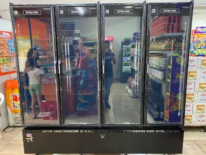 EXPOSITOR 4 PORTAS EXTRA FRIO REFRIMATE NOVO