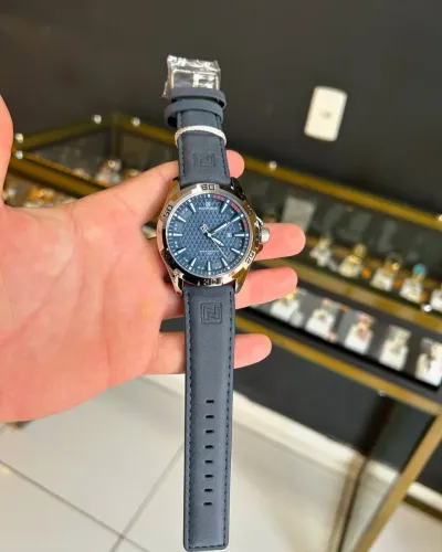 Relógio Naviforce Masculino Azul e Prata