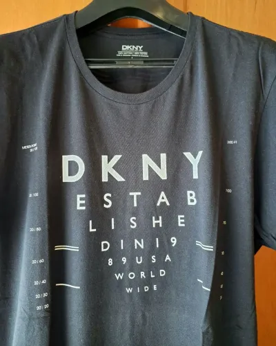 CAMISA PRETA DKNY ORIGINAL G.