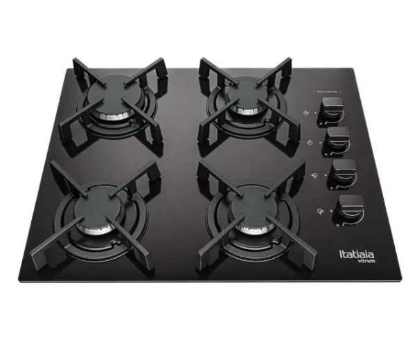 Fogão Cooktop Itatiaia de 4 Bocas com Acendedor Automático Bivolt (ENTREGAS EM ATÉ 24h)