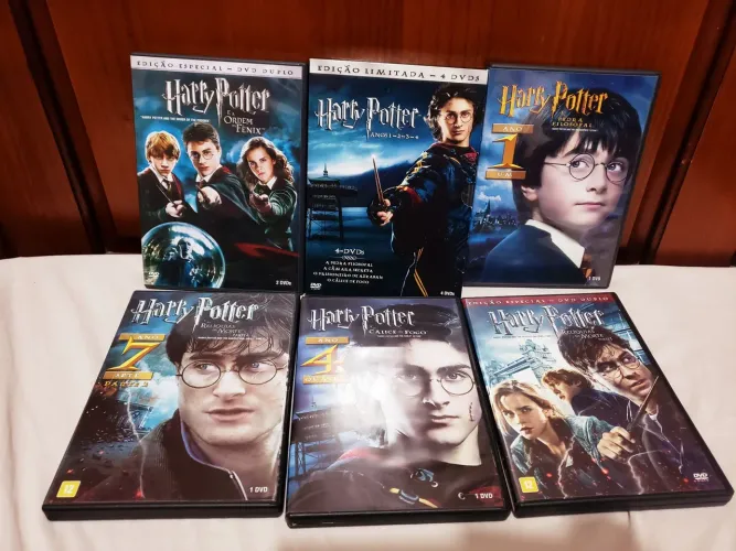 Coleção Completa Harry Potter - DVDs