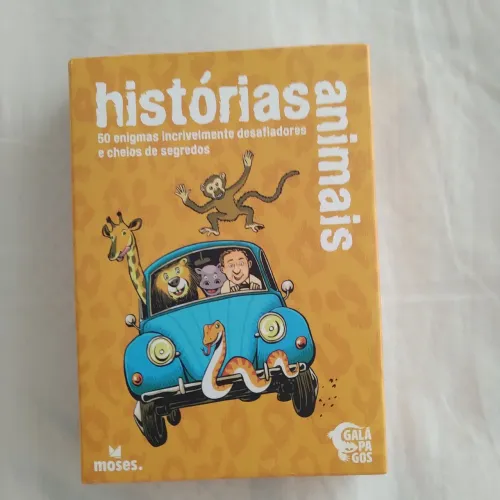 histórias animais é um jogo de cartas