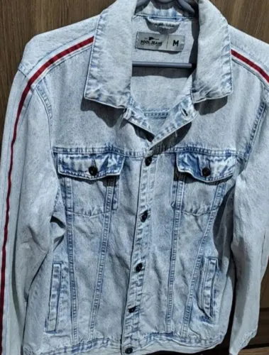Jaqueta Jeans Pool Masculino M, Pouco Uso