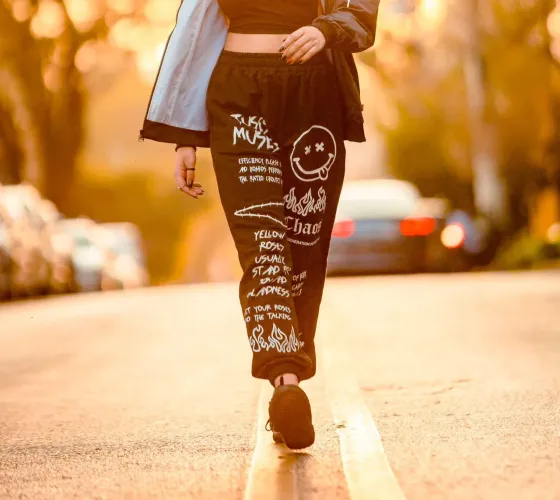 Calça moletom smile