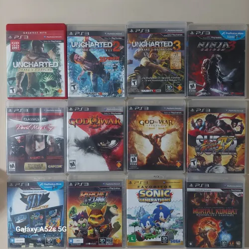 Lote com 12 jogos ps3 - PS3