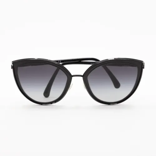 Óculos De Sol Chanel Cat Eye 4222 Preto