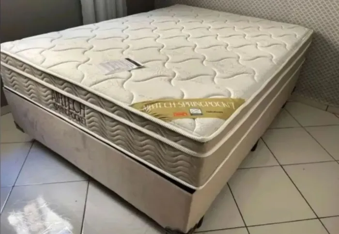 Cama box airtech 138x188 casal pronta entrega