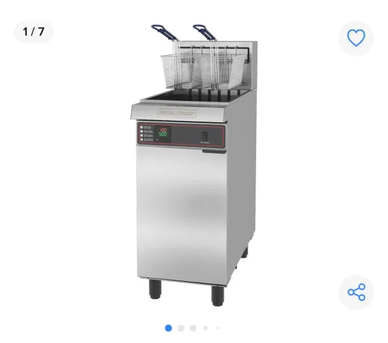 Fritadeira Elétrica Profissional Metalcubas Digital de Piso - R$7.000<br>