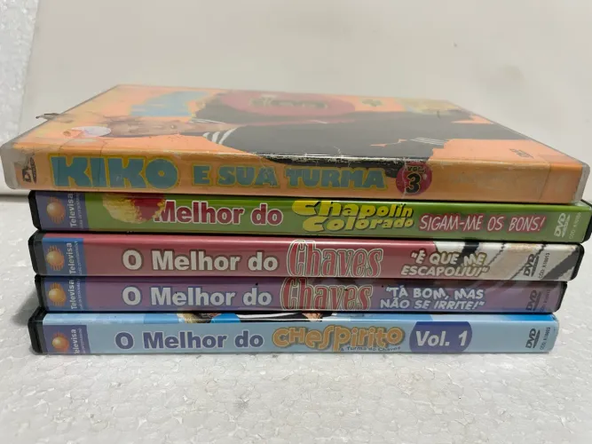 Lote Dvds Chaves / Chapolin / Kiko