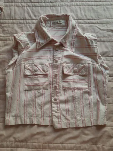 Blusa listrada feminina