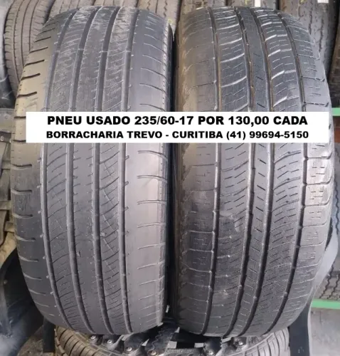 Pneu 235/60/17 usados por 130,00 cada