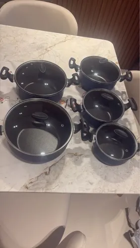 Conjunto de 5 panelas