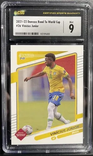 Card Vinicius Jr 2021-22 Donruss Road To World Cup #26 Csg 9