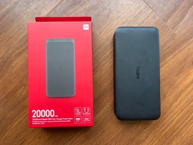Carregador Portátil Universal Power Bank Xiaomi 20000mah Cor Preto