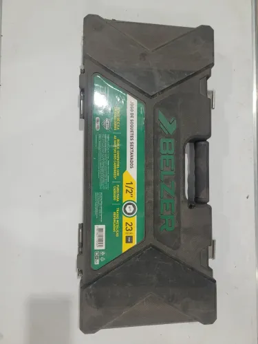 Jogo de soquetes sextavados Belzer de 1/2 a 32mm 23 peças 