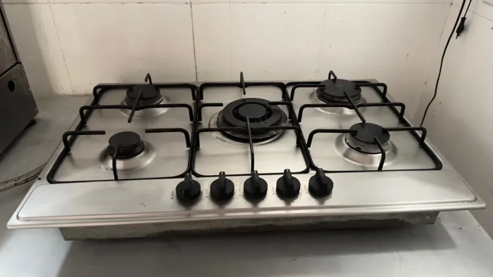 Cooktop Inox 5 bocas à gás 