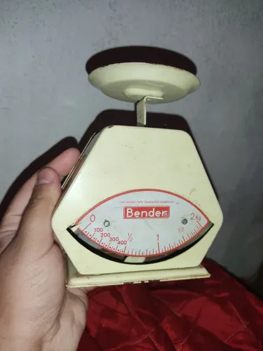 Antiguidade Balança Manual Antiga 2KG marca blender